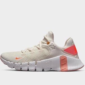 Nike Free Metcon 4 Sail/Total Orange Size 10